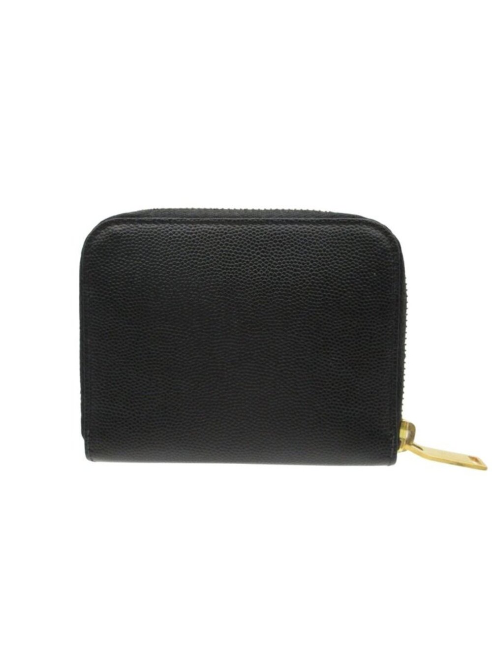 Saint Laurent Paris Bifold Wallet Zip Around Coin Purse Black - Picture 2 of 10